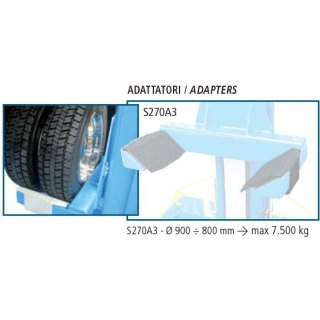 Satz Adapter für Räder D 900/800, RAVAGLIOLI