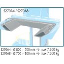 Satz Adapter für Räder D 800/700, RAVAGLIOLI