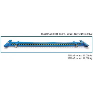 Quertraverse, Tragkraft 20.000 kg für alle Versionen mit Radgreifern, RAVAGLIOLI