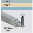 Satz Distanzhülsen H=200mm , Zapfendurchmesser D= 60...