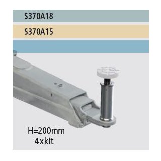Satz Distanzhülsen H=200mm mit Zapfendurchmesser 45 mm Geeignet für RAV.KP45K.197962, KPH370.32K, RAV.KP50L.198143, VARRAV.KP50L.198143/T, RAV.KP55A.198037, RAV.KP42L.198112 und RAV.KP45K.197962., RAVAGLIOLI