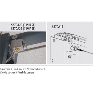 obere Anschlagsicherheitsschalter mit Seil Für alle Modelle mit Aggregat oben (VARPH370.xx/T) nicht vormontiert Geeignet für RAV.KP45K.197962, RAV.KP45L.198013, RAV.KP50L.198143, VARKPH370.32R/T, RAV.KP42L.198112, RAV.KP55A.198037 und RAV.KP70A.198051. ,