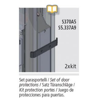 Satz Türanschläge (2 Stk) Geeignet für RAV.KP45K.197962, KPH370.32K, KPH370.32R, RAV.KP50L.198143, RAV.KP55A.198037, RAV.KP42L.198112 und RAV.KP45K.197962., RAVAGLIOLI