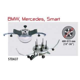 Radhalterpaar mit Schnellspanner für Felgen von BMW, Mercedes Reifendurchmesser 480÷915mm Für alle Modelle der: Achsmessgeräte, RAVAGLIOLI