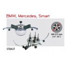 Radhalterpaar mit Schnellspanner für Felgen von BMW,...