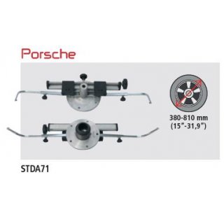 Paar Schnellspannradhalter Porsche mit 2+2 Adapter Reifendurchmesser 380÷810mm, RAVAGLIOLI