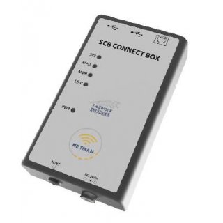 Connect-Box (SCB) als herstellerübergreifende Plug & Play Lösung zur Anbindung des LKW-Rollenbremsenprüfstands an den SP-Adapter und die SP-Plus (SP-Adapter und SP-Plus bauseits zu stellen) Vorraussetzung: LAN-Konverter, SHERPA