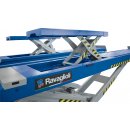 RAV640N.1ISI, Scheren-Hebebühne Elektrohydraulisch, Tragfähigkeit: 4200Kg flache Fahrschienen: 4,6m Unterflur mit integriertem Radfreiheber, RAVAGLIOLI