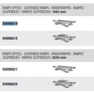S600NA21, Satz Überfluraufbau mit 2000 mm Hängerampen Für Serie 600N ohne Radfreiheber, RAVAGLIOLI