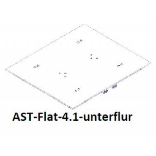AST- Flat- 4.1-unterflur Achslast max. 4 t, Achsspieltester hydraulisch, in extremer Flachbauweise (50 mm); Prüfplatte zum Einbau in Fundamente für Unterflur-Betrieb, SHERPA