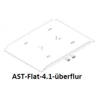 AST- Flat- 4.1-überflur Achslast max. 4 t, Achsspieltester hydraulisch, in extremer Flachbauweise (50 mm); Prüfplatte mit integrierter Auf- und Abfahrrampe für Überflurbetrieb , SHERPA