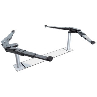 Aufnahme Swingarm 2.50, Schwenkarmaufnahme, 3-fach teleskopisch ausziehbar, 
pulverbeschichtet
Tragarmauszugslänge: 825 - 1725 mm
Einschwenkhöhe: 120 mm
Traglast: 5000 kg, HERRMANN