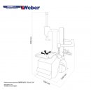 PKW Reifen Montiermaschine Weber Expert Serie 1024 XL-2HP - nur rechts -, WEBER