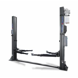 2 Säulen Hebebühne Weber Expert Serie SJC-10XL inkl. 100mm Tragtellererhöhungen für Transporter, Traglast 4,5t, Arme 3-tlg. v+h, 400V-Anschluß, Aufnahme ca. Polo bis Crafter mittlerer Radstand, WEBER