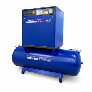 Schallgedämpfter Werkstattkompressor 400 V / 10 bar / 500 l Tank, WEBER
