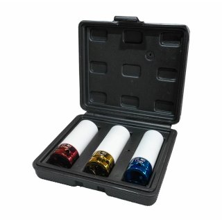 Weber Alufelgen-Kraft-Stecknuss Satz 1/2" 3-teilig, WEBER