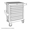 Mobiler Werkstattwagen 300-teilig abschließbar, WEBER