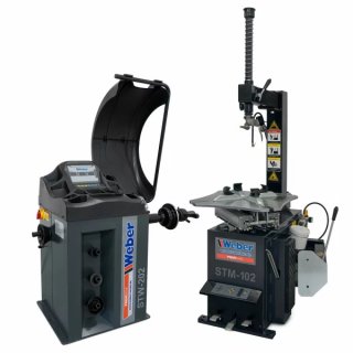 PKW Reifenmontiermaschine STM-102 und Radwuchtmaschine STW-202, WEBER