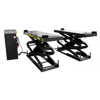 LSB-3.5-SLB, Elektrohydraulische Doppelscherenbühne nach VAG Vorgaben für bodenebenen Einbau, Tragfähigkeit: 3500 kg, LONGUS