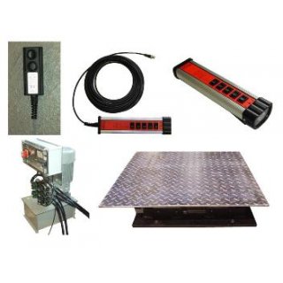 AST-20.3-Pit-SW-V2, Achslast max. 20t, Achsspieltester hydraulisch für Arbeitsgrube, mit hartverchromten Stahlwellen und Kabel-Fernbedienung, SHERPA