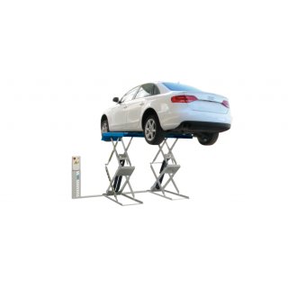 RAV535Q Low-Profile Doppel-Scherenhebebühne, Teq-link Tragfähigkeit: 3500Kg Flache Fahrbahn: 1420-1950mm Überflur H=100 mm, RAVAGLIOLI