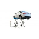 RAV535Q Low-Profile Doppel-Scherenhebebühne, Teq-link Tragfähigkeit: 3500Kg Flache Fahrbahn: 1420-1950mm Überflur H=100 mm, RAVAGLIOLI