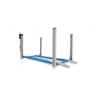 RAV4800,  4-Säulen-Hebebühne, elekttohydraulisch, 8.000 kg Säulenabstand 3.300 mm Fahrschienen 650 x 6.000 mm inkl. Rampen S4800A2/S, RAVAGLIOLI