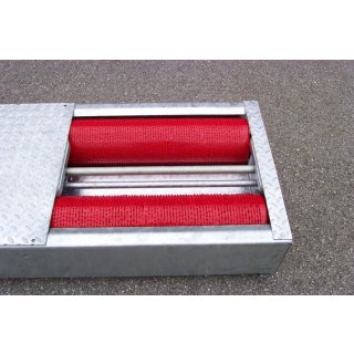 LAGER-AKTIONSPAKET (1) -SOFORT LIEFERBAR!  BPS Compact-XT-4220, Achslast überfahrbar max. 4t, Spurbreite min. 800 mm, max. 2.200 mm,
Rollensatz kompakt, mit Elektro-/Schaltbox, für PKW- und Transporter-Fahrzeuge, SHERPA