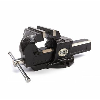 Stahl-Schraubstock mit Rohrklemmung 125 mm, WEBER