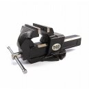 Stahl-Schraubstock mit Rohrklemmung 200 mm, WEBER
