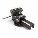 Stahl-Schraubstock mit Rohrklemmung 200 mm, WEBER