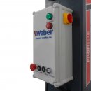2 Säulen Hebebühne Weber Profi Serie 4.2A, Traglast 4,2t, Arme 3-tlg. v+h, 230V-Anschluß, Aufnahme ca. Polo bis VW Bus lang, inkl. Anker und Öl WEBER