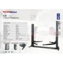 2 Säulen Hebebühne Weber Profi Serie 4.2G mit Grundrahmen, WEBER