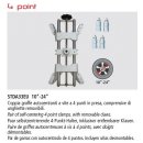 Selbstzentrierendes 4-Punkt Halterpaar für Felgen...