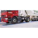 RAV709NI, Elektrohydraulische LKW-Hebebühne, 9.000 kg flache Fahrschiene 6.000 mm Unterflur, RAVAGLIOLI