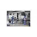 RAV 212NC, Elektromechanische Radgreiferanlage, 2500 kg pro Säule, Satz 4 Säulen in Werkstatthallen, RAVAGLIOLI