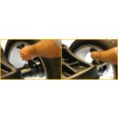 G2.121RFM Graphisches LC-Display 132X40 mm mit Hintergrundbeleuchtung -automatischer Zyklus - automatische Erfassung von Abstand und Durchmesser -komplett mit Radschutzbogen , PKW-Konen und Schnellspannmutter - mit Radfeststellbremse, RAVAGLIOLI