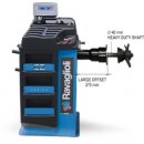 G2.121RFM Graphisches LC-Display 132X40 mm mit Hintergrundbeleuchtung -automatischer Zyklus - automatische Erfassung von Abstand und Durchmesser -komplett mit Radschutzbogen , PKW-Konen und Schnellspannmutter - mit Radfeststellbremse, RAVAGLIOLI