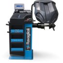 G2.121RFM Graphisches LC-Display 132X40 mm mit Hintergrundbeleuchtung -automatischer Zyklus - automatische Erfassung von Abstand und Durchmesser -komplett mit Radschutzbogen , PKW-Konen und Schnellspannmutter - mit Radfeststellbremse, RAVAGLIOLI