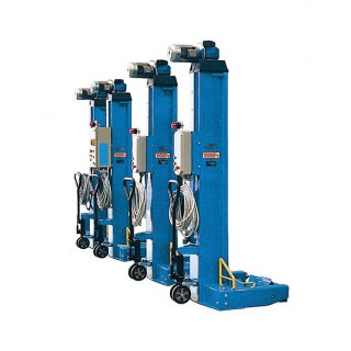 RAV232NL, Elektromechanische Radgreiferanlage, 3000 kg pro Säule, Satz 4 Säulen Erweiterbar auf 6 oder 8 Säulen inkl. verstellbare Gabeln VAR230/F, RAVAGLIOLI