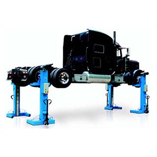 RAV263, Elektromechanische Radgreiferanlage, 8500 kg pro Säule, Satz 6 Säulen in Werkstatthallen Erweiterbar auf 8 Säulen inkl. verstellbare Gabeln VAR240-260/F, RAVAGLIOLI