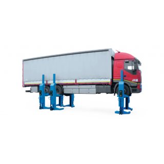 Elektrohydraulische Radgreiferanlagen, Tragkraft: 7500kg pro Säule, Satz 6 Säulen Erweiterbar auf 8 Säulen Einstellbare Radgabeln für Räder von 500 mm bis 1200 mm, RAVAGLIOLI