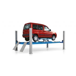 RAV4502LSI, 4-Säulen-Hebebühne, elekttohydraulisch, 5.000 kg Säulenabstand 3.000 mm Fahrschiene 650 x 5.700 mm, RAVAGLIOLI