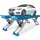 RAV8065.2.60ISI, Vertikal-Scherenhebebühne, Tragfähigkeit: 6500Kg, Fahrschienen zur Achsvermessung: 6,0m, Inklusive Füllstücke, mit integriertem Radfreiheber, Unterflur, RAVAGLIOLI
